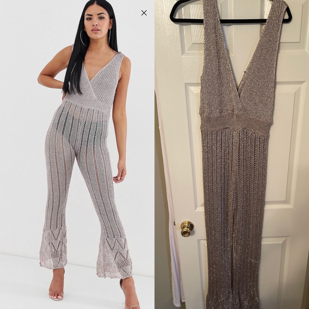 Metallic Yarn Jumpsuit